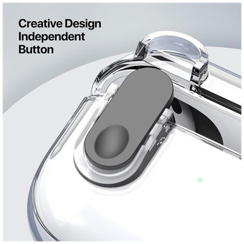 Custodia per AirPods Protective per Apple AirPods Protective - TPU, Trasparente - Foto 4
