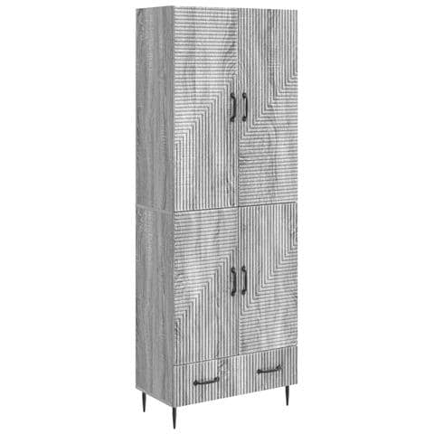 Set di armadi 2 pcs 66 x 34,5 x 95 cm Legno ingegnerizzato - Foto 1
