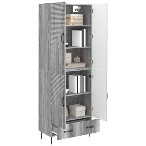 Set di armadi 2 pcs 66 x 34,5 x 95 cm Legno ingegnerizzato - Foto 2
