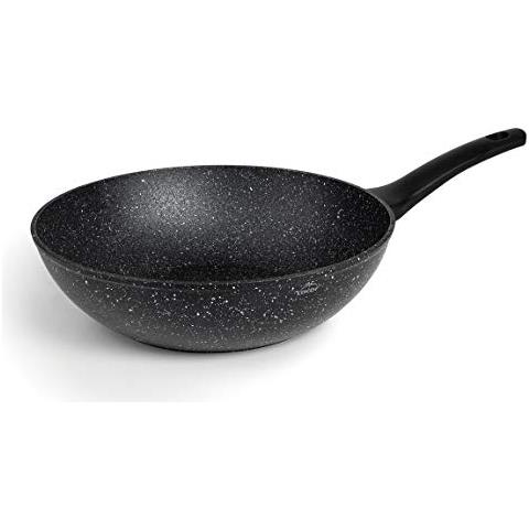 26848 - Padella wok, antiaderente, in alluminio forgiato di qualità, adatta a tutti i tipi di fornelli, inclusa l'induzione, - Foto 1