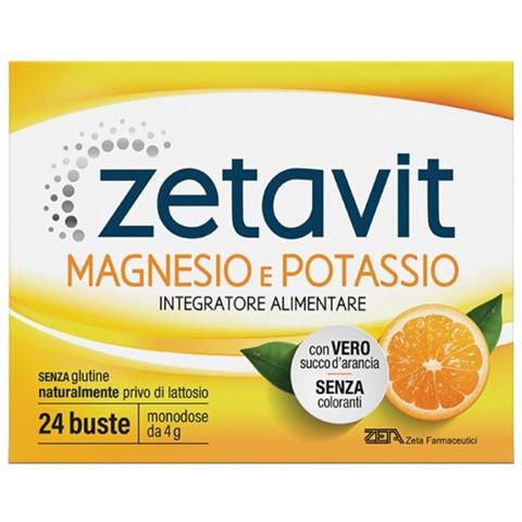 Zetavit Magnesio Potassio 24 Bustine da 4 g - Foto 1