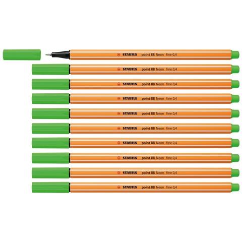 point 88 - Fineliner - Confezione da 10 - Verde Mela - Foto 1