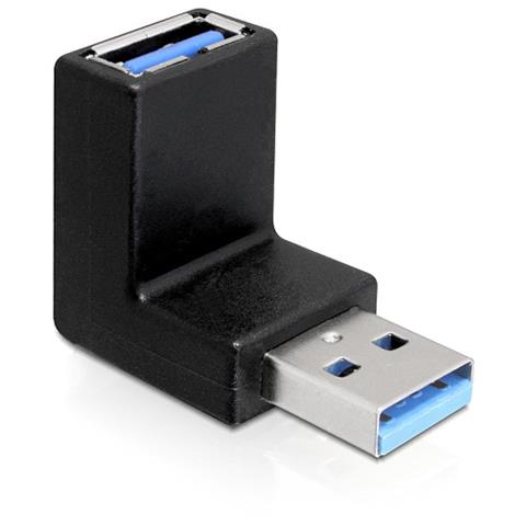 65339, USB 3.0, USB 3.0, Maschio / femmina, Nero, 5 Gbit / s - Foto 1
