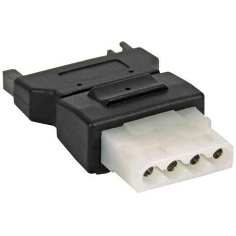 adattatore sata power typ-l 15pin maschio a connettore alimentazione 4pin femmina 5,25" (lp4)  - Foto 2
