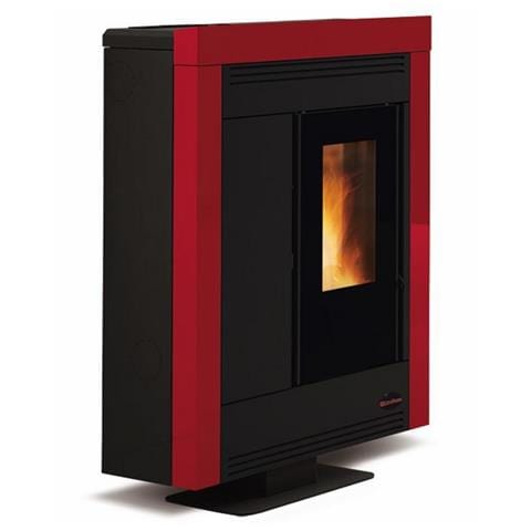 Stufa a Pellet Nordica mod. Souvenir Steel 11,4 Kw versione Bordeaux - Foto 1