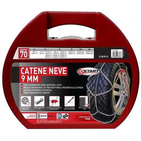 Catene Con Maglia Sezione A D Da 9 Mm, Tensione Autobloccante Gruppo 70 - Foto 2