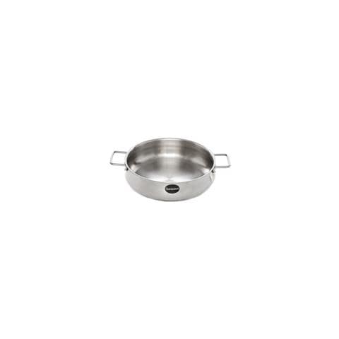 Tegame Basso Acciaio Inox 2 Maniglie Ø 22 cm - Linea Tummy - Foto 6