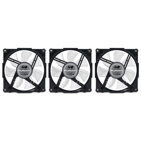 n Win Aurora 3 Ventole RGB 120mm + Controller Nero / Bianco - Foto 1