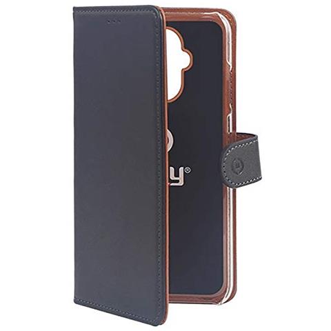 Custodia a Portafoglio in Similpelle Wally per Mate 20 Lite Colore Nero - Foto 1
