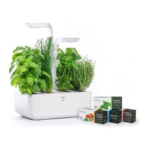 CLASSIC Garden Bianco - Coltivazione Indoor con Sistema Automatico di Illuminazione LED - Kit di 4 Semi Inclusi - Foto 2