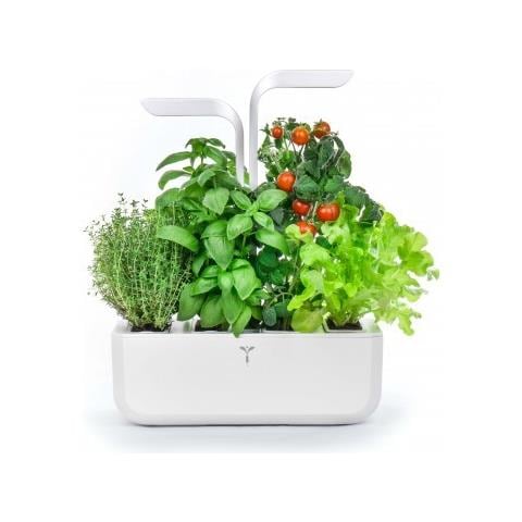 CLASSIC Garden Bianco - Coltivazione Indoor con Sistema Automatico di Illuminazione LED - Kit di 4 Semi Inclusi - Foto 1