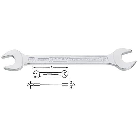 450N12x13 Chiavi a Forchetta Doppie, Multicolore - Foto 1