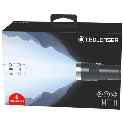 Led Lenser Mt10 Torcia A Mano Led Nero, Argento - Foto 3