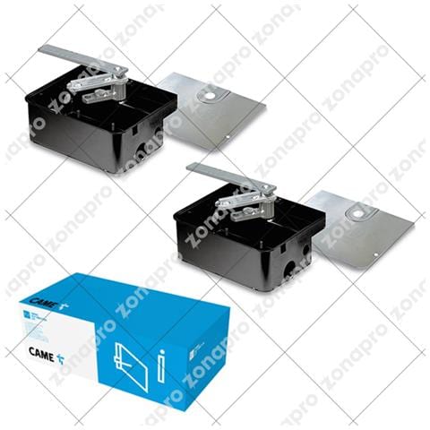 001u1985 Kit 2pz Casse Di Fondazione Cancello Interrato Cataforesi Frog-cfn - Foto 3