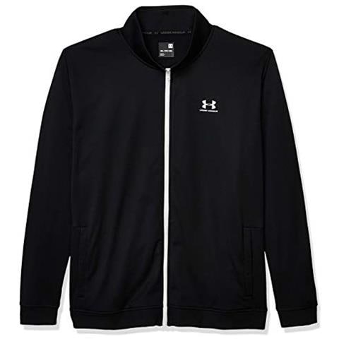 Sportstyle Tricot Giacca Confortevole E Calda, Giacca Da Corsa Ad Asciugatura Rapida Con Vestibilità Larga, Colore Nero (nero / Bianco Onice), L - Foto 1