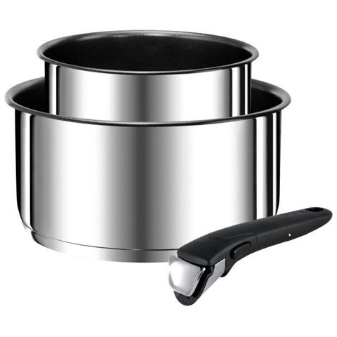 Set Di 2 Vasi Ingenio Preference + Maniglie Rimovibili - Induzione Inox - Foto 1