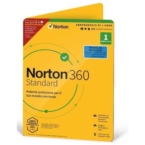 N360 Antivirus per 1 Dispositivo Licenza di 1 Anno - Box Pack - Foto 1