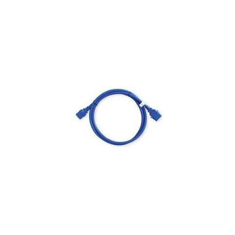 C14 / C13, 16 AWG, 3 m, Maschio / femmina, C14 coupler, C13 coupler, Dritto, Dritto, Blu - Foto 1