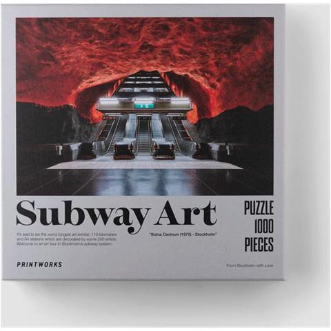 Puzzle Subway Art Fire Stoccolma 1000 Pz - Foto 3