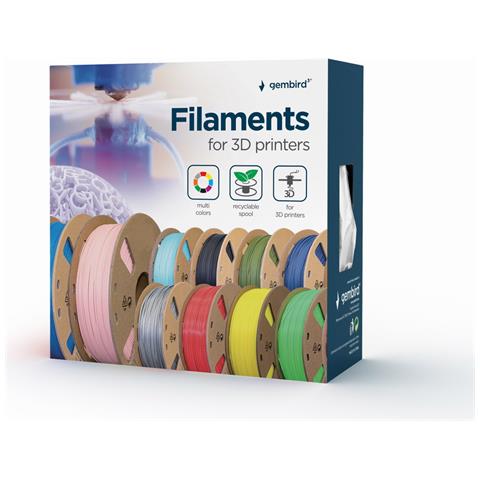 PLA filamento di plastica per le stampanti 3D, diametro 1,75 millimetri, nero - Foto 2
