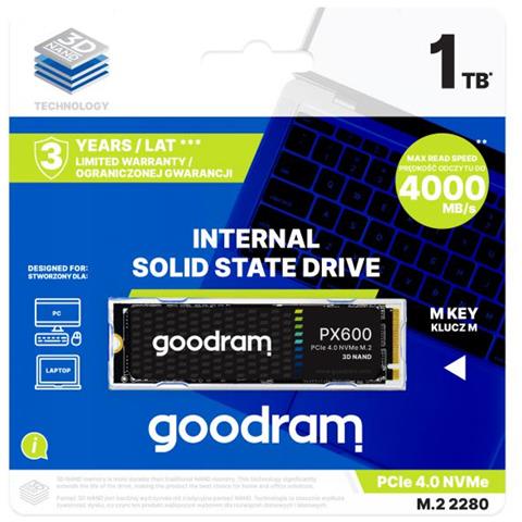 Goodram Ssdpr-px600-2k0-80 Drives Allo Stato Solido M.2 2000 Gb Pci Express 4.0 3d Nand Nvme (goodram Ssd 2tb M.2 2280 P - Foto 2