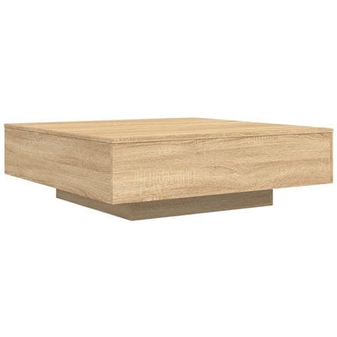 Tavolino Salotto Rovere Sonoma 100x100x31 Cm Legno Multistrato - Foto 2