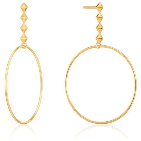 Orecchini Donna Ania Haie E025-04g Argento Puro 3 Cm - Foto 1
