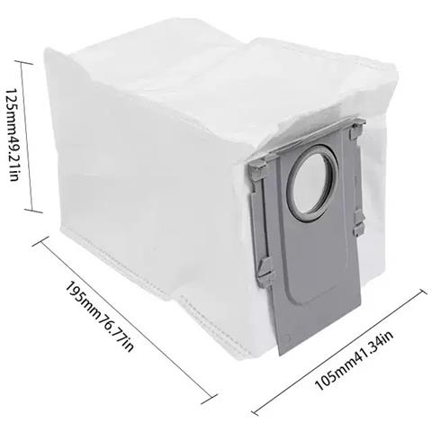 Sacchetti Per Aspirapolvere Per Roborock S8 Maxv / Ultra G20s (confezione Da 12) - Foto 5