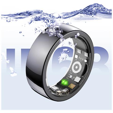 Rilevatore di Salute Trinity SR01 con Bluetooth Cardiofrequenzimetro IP68 Colore Nero - Foto 5