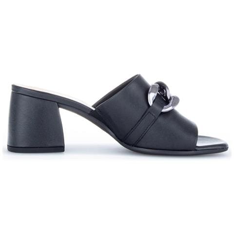 Schwarz Casual Open Sandals Sandali Pelle Scarpe Donna Nero Eu 37, 81.712.27 - Foto 2