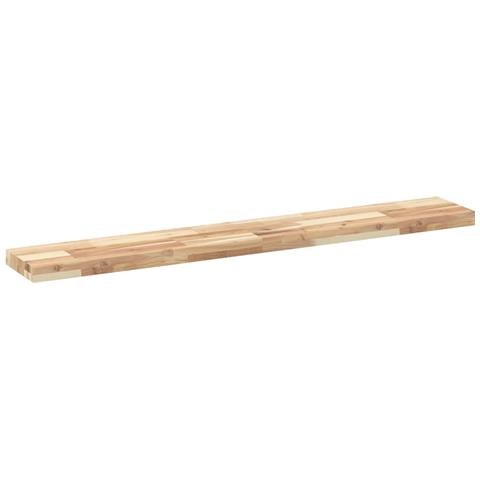 Ripiano A Parete 140x20x4 Cm Legno Massello Acacia Non Trattato - Foto 3