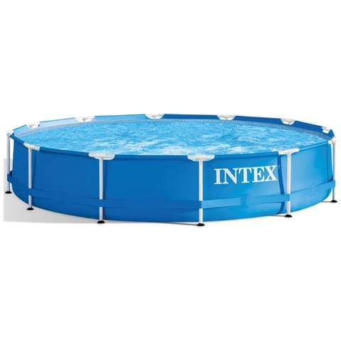 Piscina Fuori Terra - In Giro - 366x366x76 Cm - Blu - Include Accessori Coordinati Cb91 - Foto 2