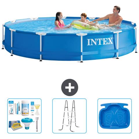 Piscina Fuori Terra - In Giro - 366x76 Cm - Blu - Include Accessori Coordinati A1579 - Foto 1