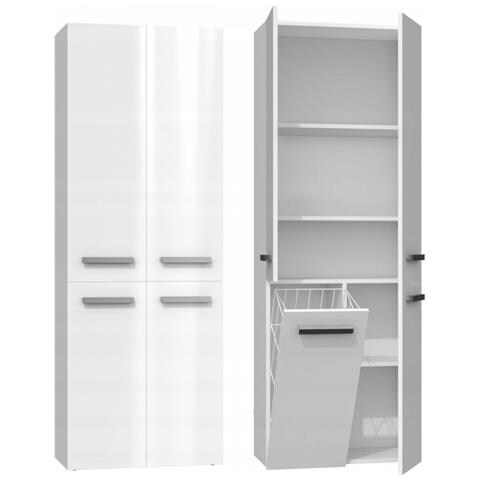 NEL 1K DD BPOL armadietto di conservazione per bagno Bianco - Foto 1