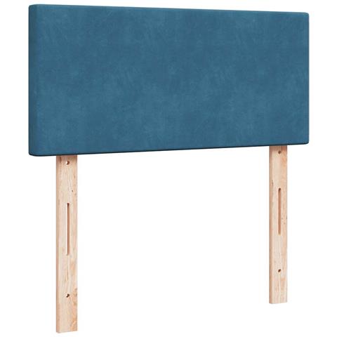 Struttura Letto Pouf con Materasso 90x190 cm in Velluto - Foto 9