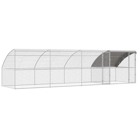 Gabbia per polli Argento 800 x 200 x 198.5 cm Acciaio zincato - Foto 1