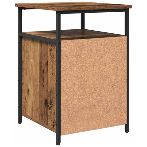 Armadio da Notte 2 pcs Legno antico Legno multistrato - Foto 9