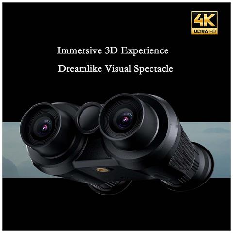 Binocolo Visore Notturno Vr 3d Montato Su Testa E Compatibile Con Casco, Video 4k E Zoom 6x - Foto 2