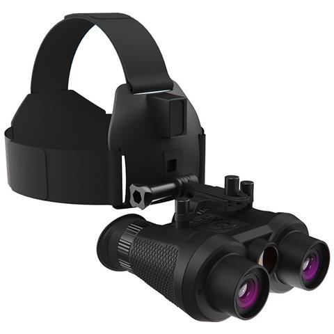 Binocolo Visore Notturno Vr 3d Montato Su Testa E Compatibile Con Casco, Video 4k E Zoom 6x - Foto 1