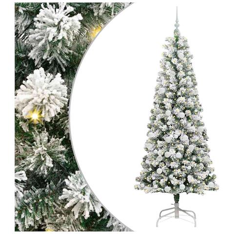 Albero di Natale Artificiale con Rami Pieghevoli 210 cm - Foto 1