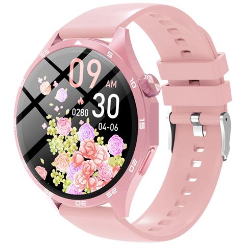 Smartwatch Multifunzionale Con Chiamate Bluetooth, Monitoraggio Della Frequenza Cardiaca E Quadrante Personalizzabile Pink - Foto 2