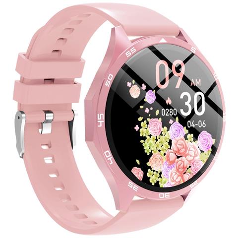 Smartwatch Multifunzionale Con Chiamate Bluetooth, Monitoraggio Della Frequenza Cardiaca E Quadrante Personalizzabile Pink - Foto 7