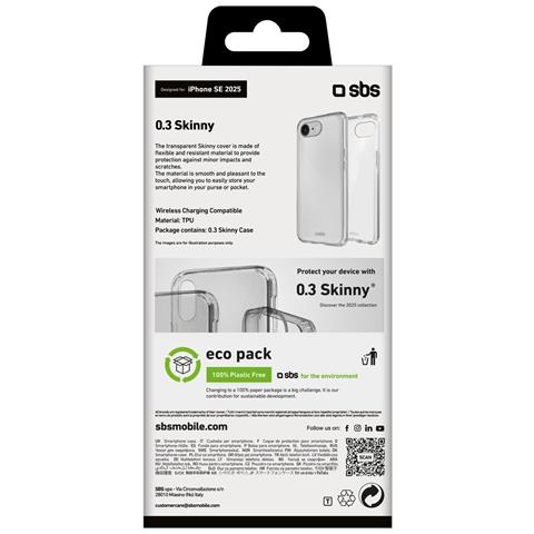 TESKINIPSE25T custodia per cellulare 15,5 cm (6.1") Cover Trasparente - Foto 3