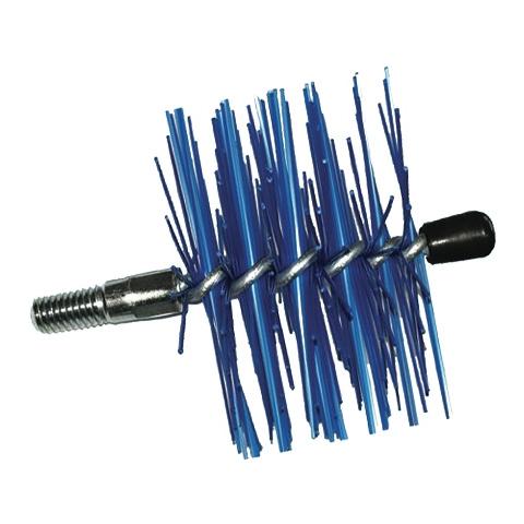 Scovolo tondo in nylon per pulizia stufa a pellet diametro 100 mm - Foto 1