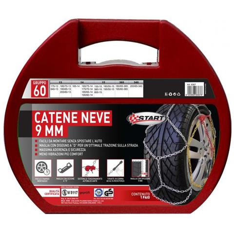Catene Con Maglia Sezione A D Da 9 Mm, Tensione Autobloccante Gruppo 60 - Foto 2