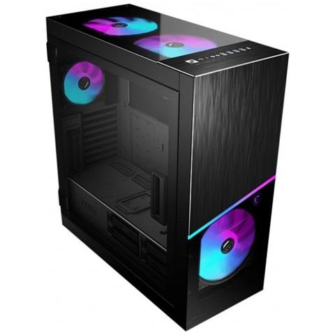 Case MPG Sekira 500X Middle Tower ATX / EATX / Micro-ATX / Mini-ITX 1 Porta USB 3.1 4 Porte USB 3.0 Colore Nero (Finestrato) - Foto 2