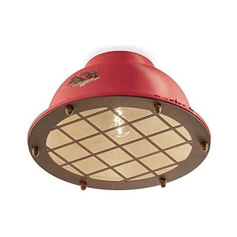 Industrial C1760, Plafoniera, - Rosso - Foto 1