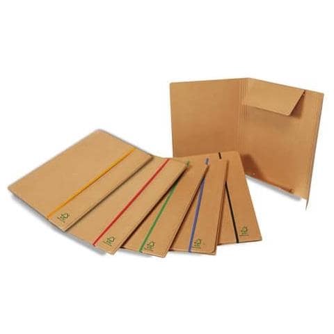 Cartellina 3 Lembi 25x35 Cartone Fsc C / elastico Piatto 5mm Starline - Foto 2