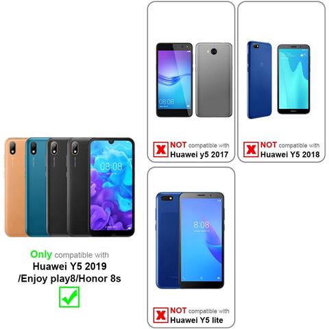Custodia Compatibile Con Honor 8s In Nero - Coperchio Protettivo In Silicone Tpu Flessibile - Foto 11