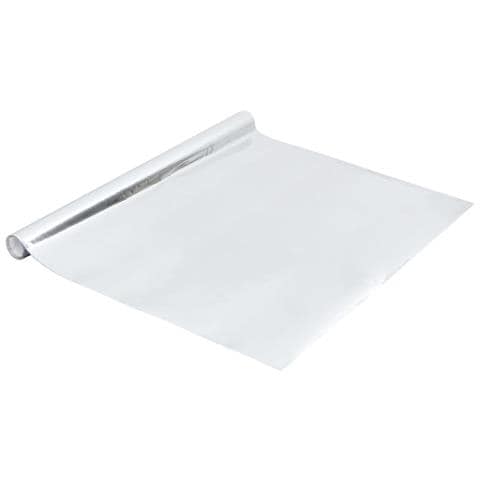 Pellicola Autoadesiva Per Mobili Argento Lucido 500x90 Cm Pvc - Foto 1